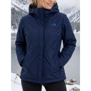 The North Face Hooded Insulated Winter Jacket Dark Blue in Womens Size XS